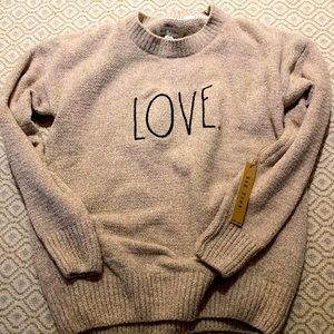 Brand new  Medium Rae Dunn Love sweater